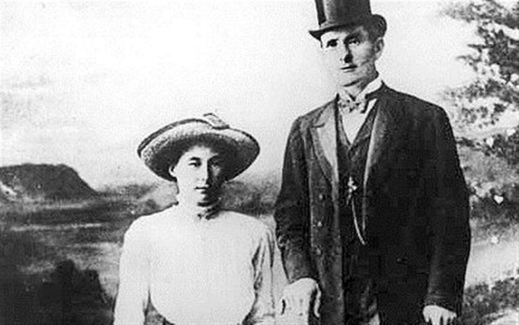 George i jego żona, zdjęcie portretowe